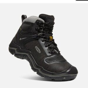 Keen Men's Durand Evo Mid Waterproof Hiking Boots Black Size 8 NEW In Box $300